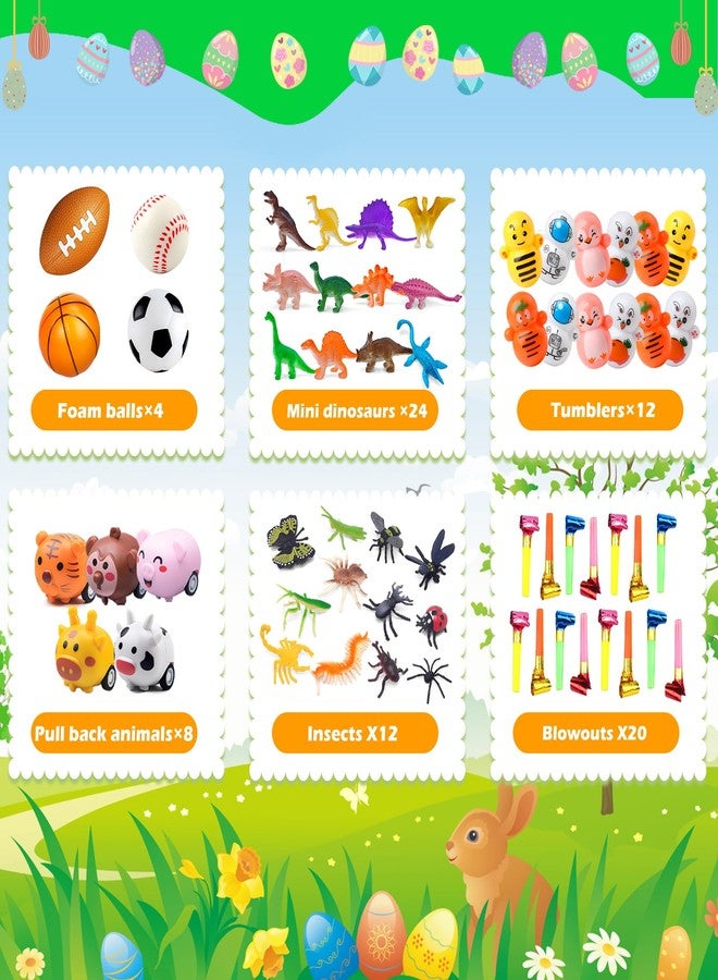 GOAUS Easter Egg Fillers Party Favors for Kids, 220 Pcs Small Toys Prizes Bulk, Goodie Bags Stuffers, Treasure Box Toys for Classroom, Prize Box Birthday Goody Bag - Image 2
